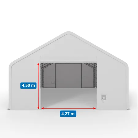 XL Zelthalle mit Giebeldach 12,2x24,4m PVC 900g/m2