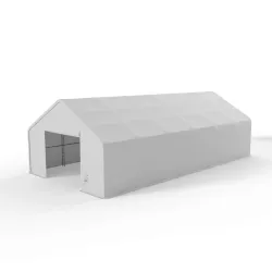 Festzelt XXL mit Schrägdach 12,2x24,4m PVC 900g/m2