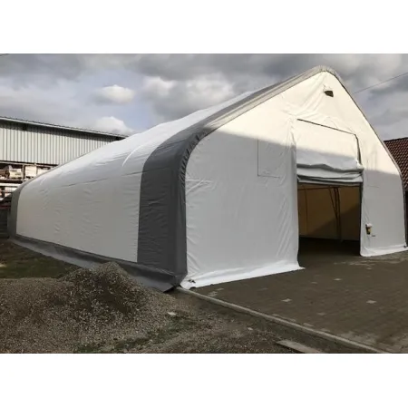 Festzelt XXL mit Schrägdach 12,2x24,4m PVC 900g/m2