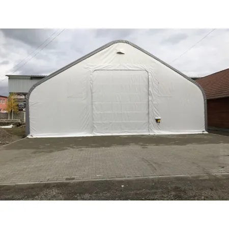Festzelt XXL mit Schrägdach 12,2x24,4m PVC 900g/m2