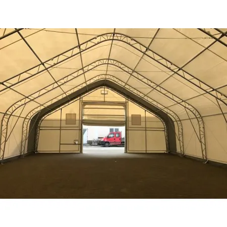 Festzelt XXL mit Schrägdach 12,2x24,4m PVC 900g/m2