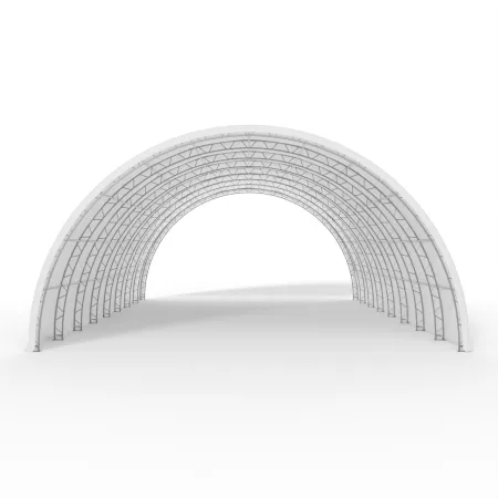 Rundbogen-Zelthalle 15,25x24,4m PVC 750g/m²