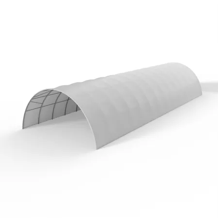 Rundbogen-Zelthalle 12,2x24m PVC 750g/m²
