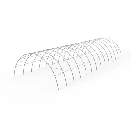 Bogenhalle 12,2x24 m PVC 750 g/m² in grüner Ausführung