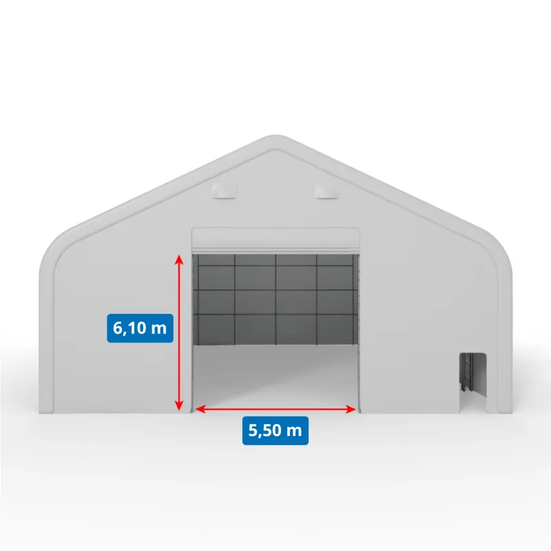 XL Zelthalle mit Giebeldach 15,25x24,4m PVC 900g/m2