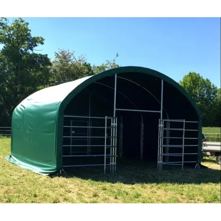 Weidezelt 8x8m PVC 750g/m2
