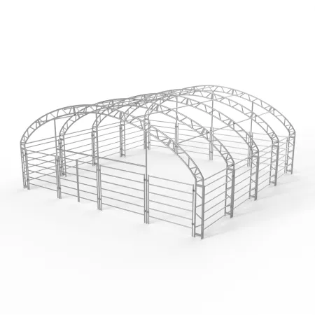 Weidezelt 10x10 m PVC 750 g/m²