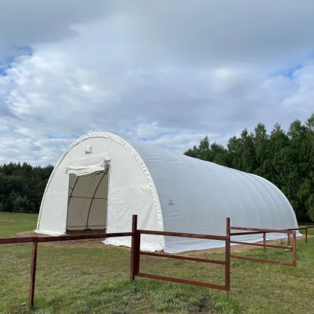 Bogenhalle 12,2x24m PVC 750g/m²