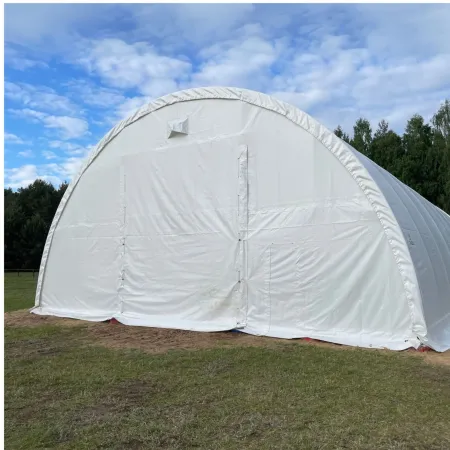 Bogenhalle 12,2x24m PVC 900g/m²