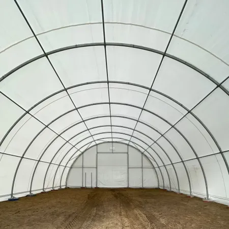 Bogenhalle 12,2x30m PVC 750g/m²