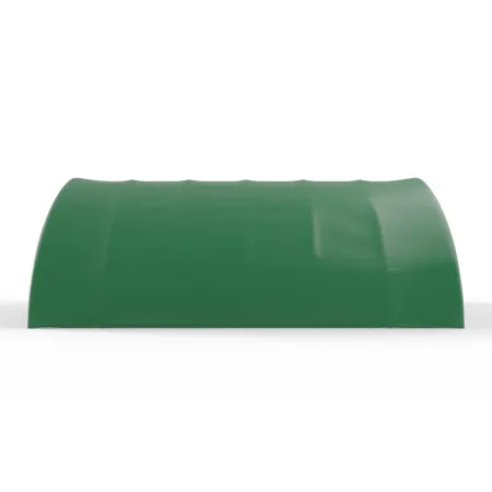 Bogenhalle 9,76x12m PVC 750g/m² in der grünen Ausführung