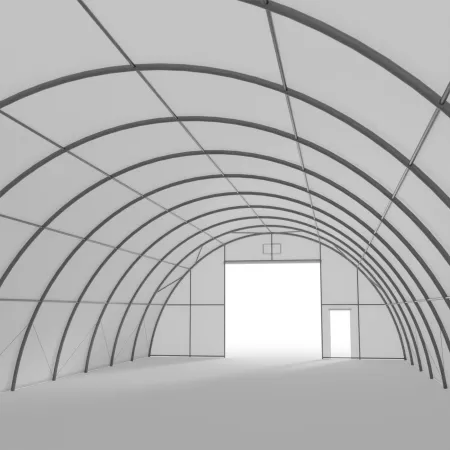 Rundbogenhalle 12,2x18 m PVC 750 g/m²