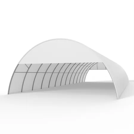 Obere Abdeckung mit Rahmen für Tunnelhalle 12m PVC 750g/m²
