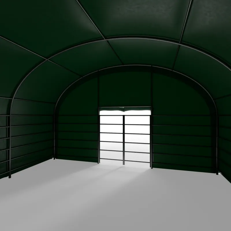 Vorderwand für Tiergehege 6x6m PVC 750g/m²