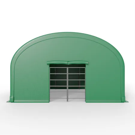 Vorderwand für Tiergehege 8x8m PVC 750g/m²