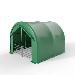 Vorderwand für Tiergehege 4x4m PVC 750g/m²