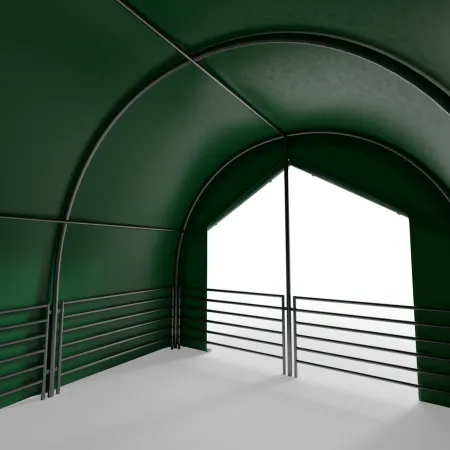 Vorderwand für Tiergehege 4x4m PVC 750g/m²