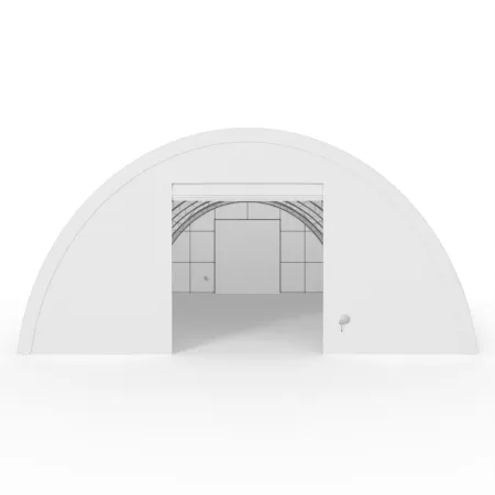 Verstärkte Bogenhalle 12,2x24 m PVC 750 g/m²