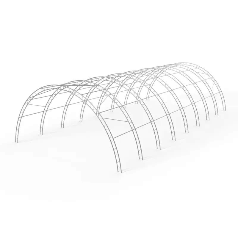 Verstärkte Rundbogenhalle 12,2x30 m PVC 900 g/m²