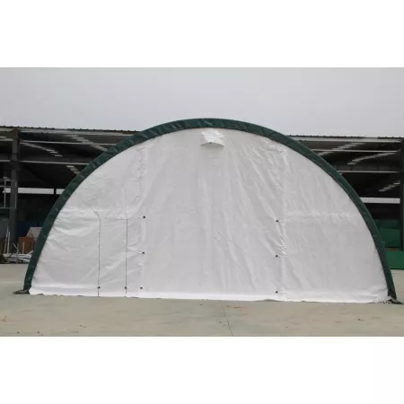 Gebogene Zelthalle 9,15x12m PVC 750g/m2
