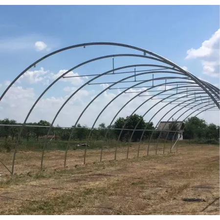 Gebogene Zelthalle 9,15x12m PVC 750g/m2