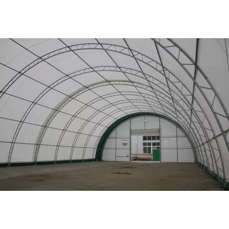 Gebogene Zelthalle 15,25x24,4 m PVC 900g/m2