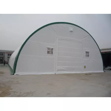 Gebogene Zelthalle 15,25x24,4 m PVC 900g/m2