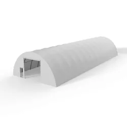 Gebogene Zelthalle 9,15x20m PVC 750g/m2