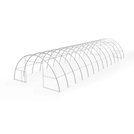 Gebogene Zelthalle 9,15x20m PVC 900g/m2