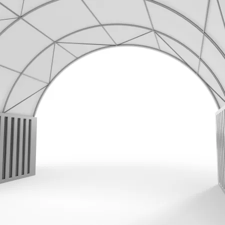 Container Überdachung 12x12 m PVC 900 g/m²