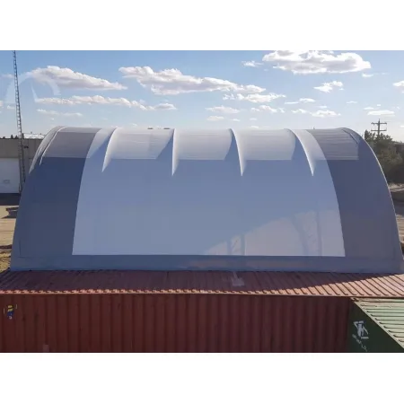 Container Überdachung verstärkt 10x12 m PVC 900 g/m²