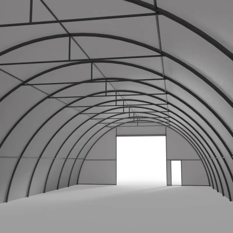 Bogenhalle 9,15x10 m PVC 900 g/m²