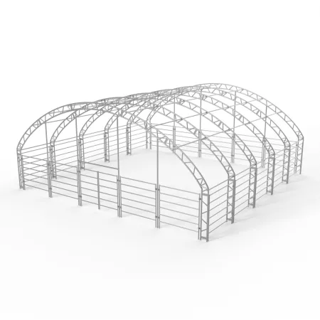 Tiergehege 12x12m PVC 900g/m2