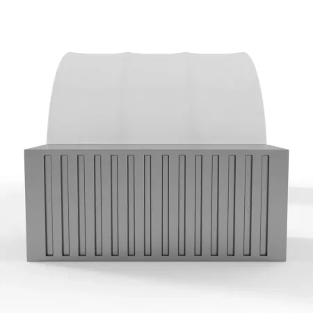 Containerdach 8x6m PVC 750g/m2