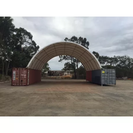 Container Überdachung 12x12 m PVC 900 g/m²