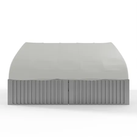 Container Überdachung 15,25x24 m mit Wänden PVC 900 g/m²